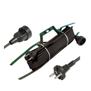 Подовжувач на рамці ПВС Папа-Мама 2*1,00 мм2 30 метрів LOGA